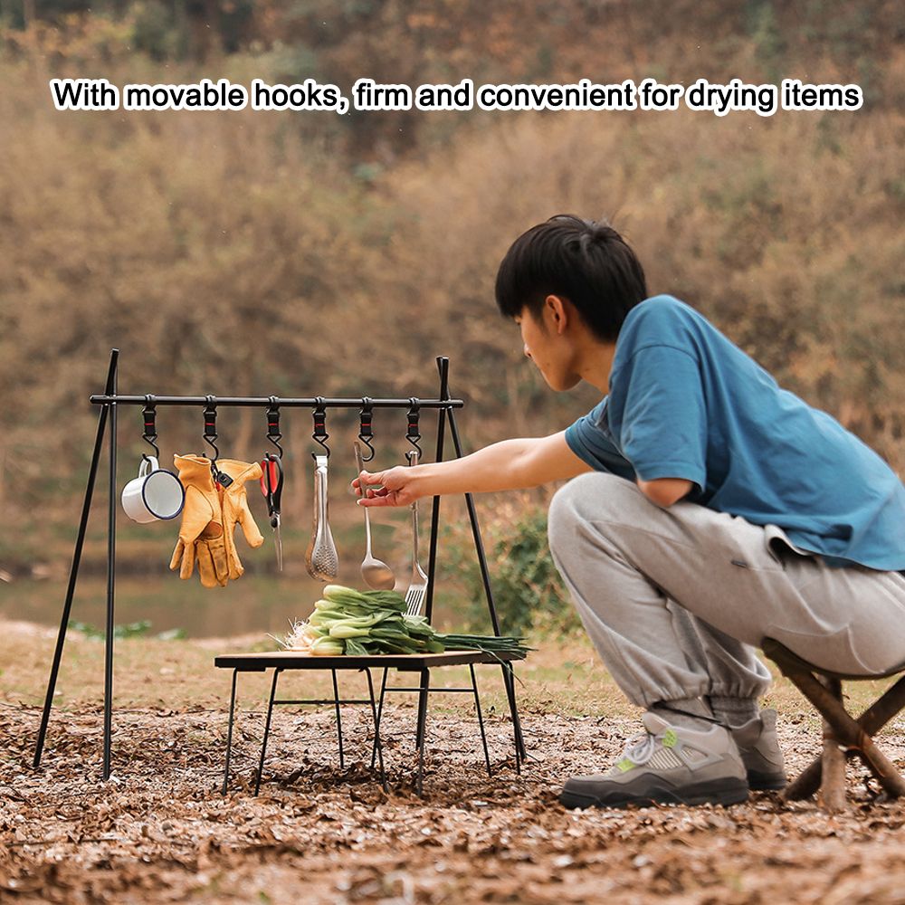 Outdoor Camping Cups Bowls Folding Drying Rack