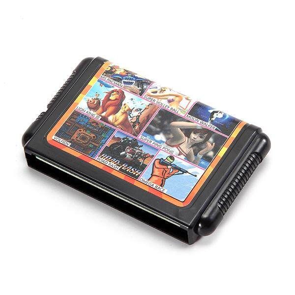8 In 1 16 Bit Game Classic TV Game For SEGA MD2 Game Console KE801 Combination Black Card