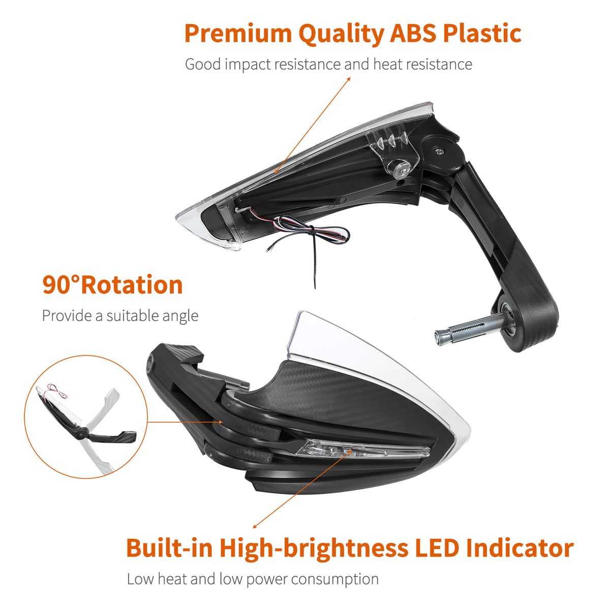 Motorcycle Handguards Cover Universal Waterproof Anti-fall