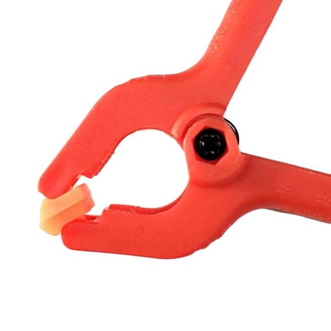 6 PCS Nylon Spring Clamps Set For Photography Backdrop Support Red
