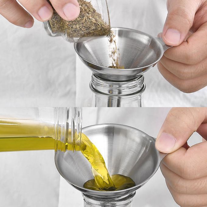 3Pcs Essentail Oil Tools Durable Spices Wine Flask Filter