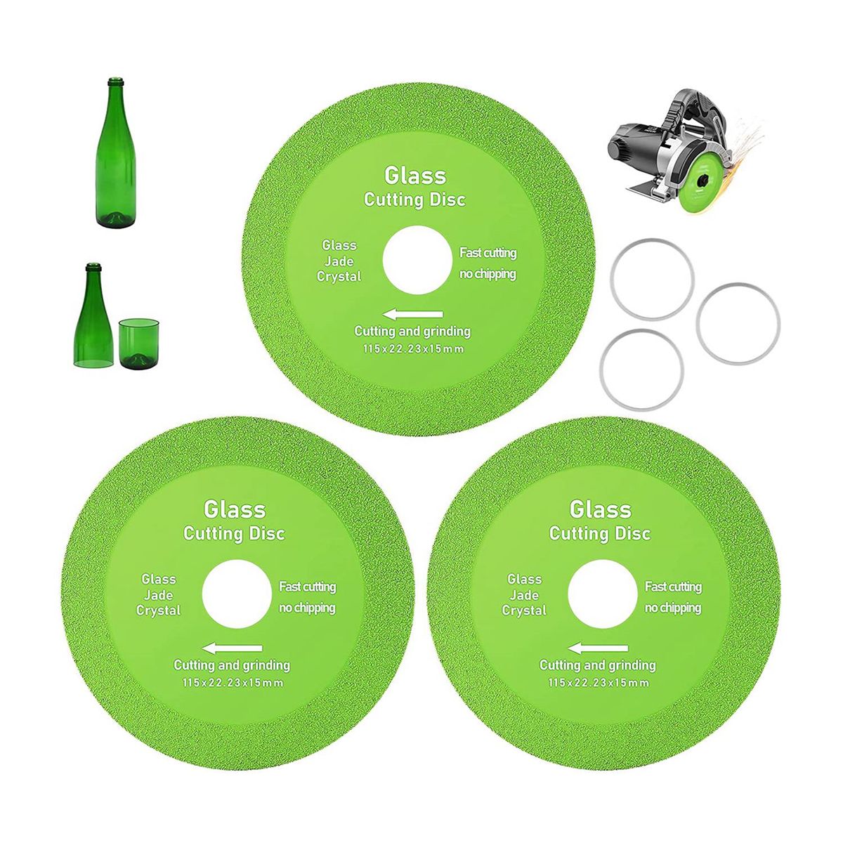 4.5in Glass Cutting Disc for Angle Grinder