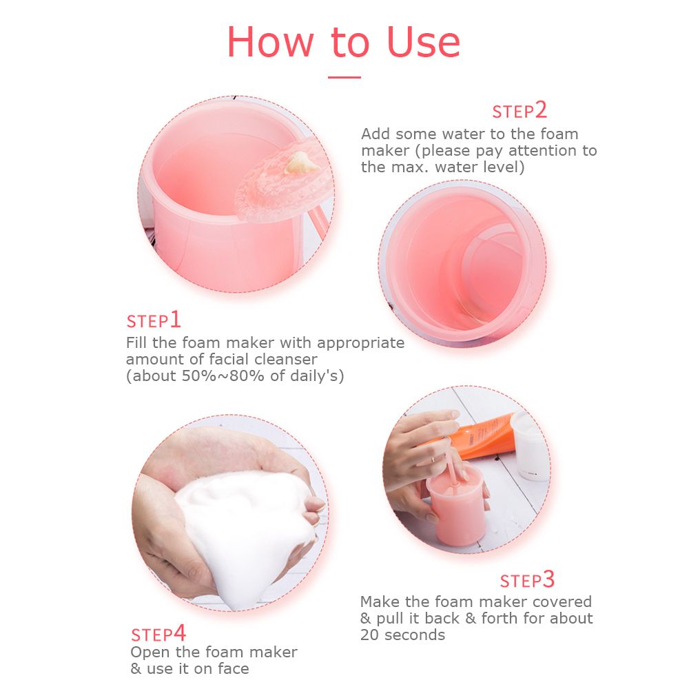 Foam Maker Plastic Bubble Maker Foamer Portable Facial