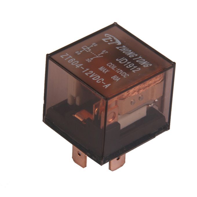 Car Truck Auto Automotive DC 12V 80A 80 AMP SPST Relay Relays 4 Pin 4P