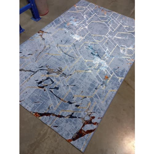 Modern Pattern Center Rug - 5 By 7ft - Multicolor