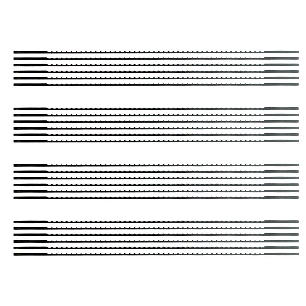 Scroll Saw Blades Plain End 5 Inch 24PCS 12 TPI Regular