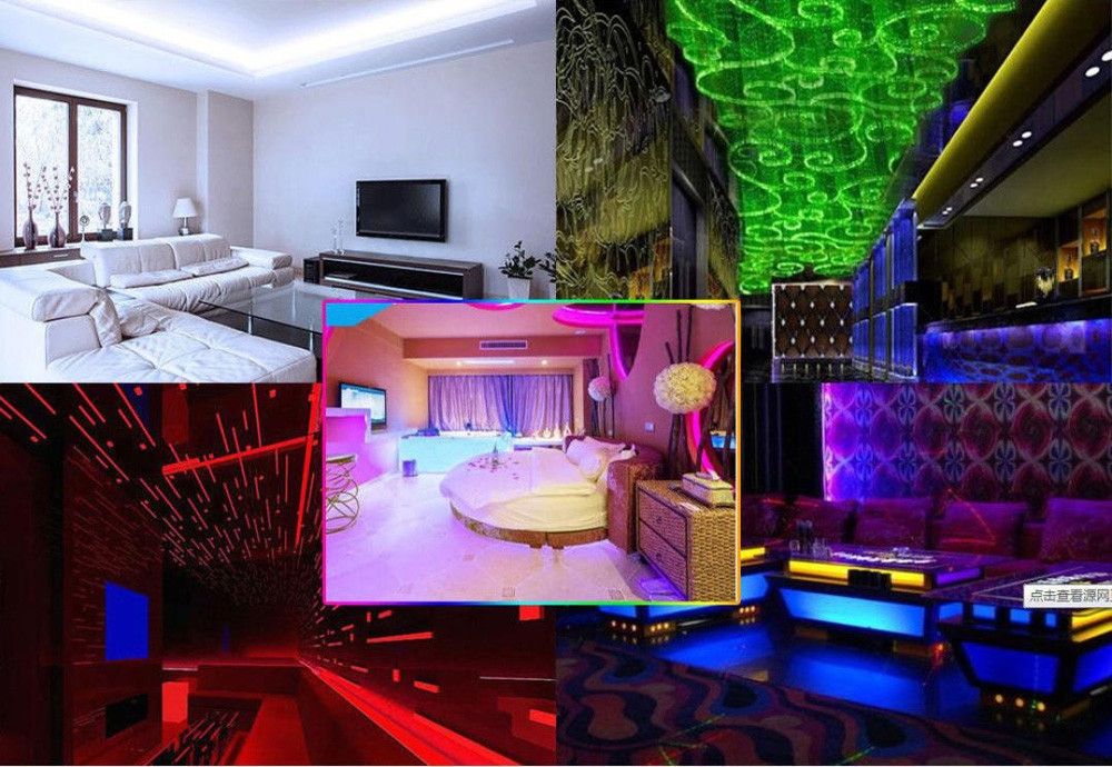 USB 5V 2835 12SMD 20CM RGB LED Strip Light Bar TV Back Lighting Kit