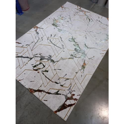 Modern Pattern Center Rug - 5 By 7ft - Multicolor