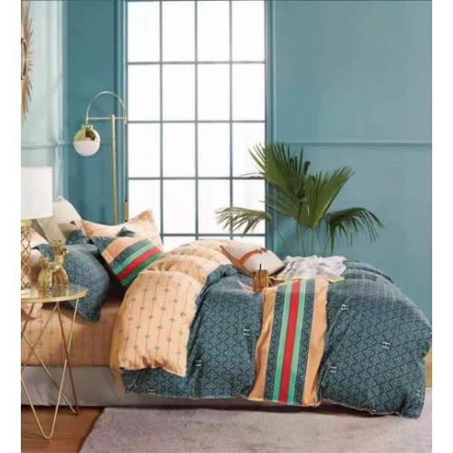 Duvet With Bedsheet And 4 Pillowcases - Multicolor