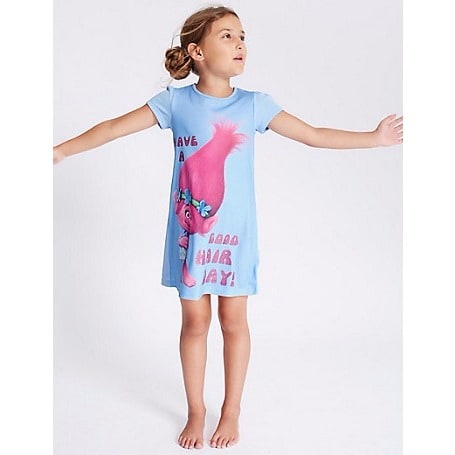 Long Sleeve Trolls Nightdress