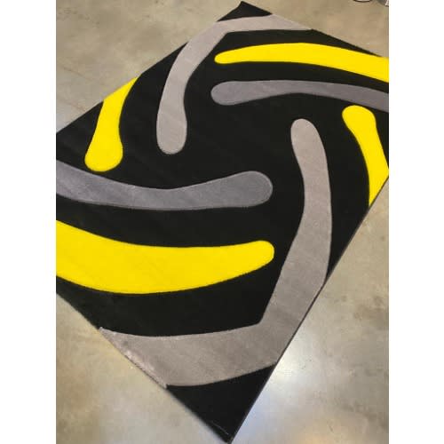 Modern Pattern Center Rug - 5 By 7ft - Multicolor
