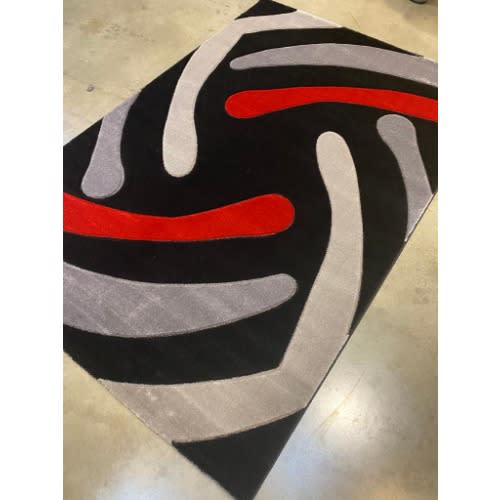 Modern Pattern Center Rug - 5 By 7ft - Multicolor