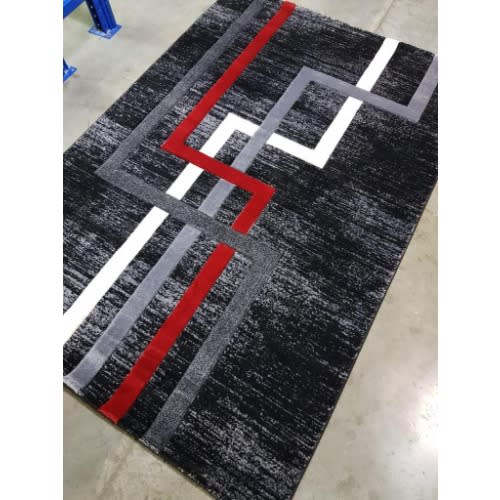 Modern Pattern Center Rug - 5 By 7ft - Multicolor