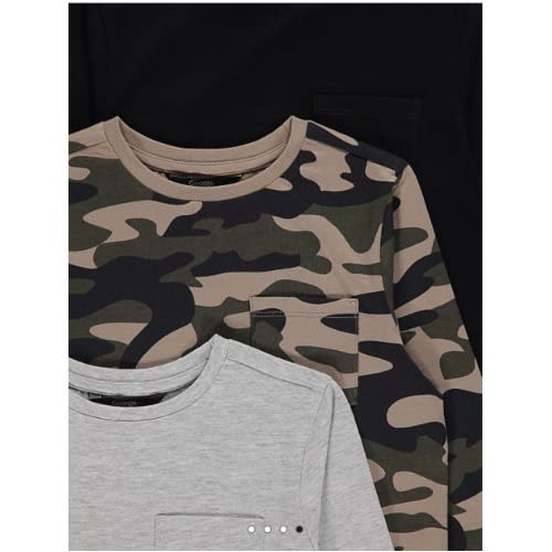 5 In 1 Boy's Tee Tops