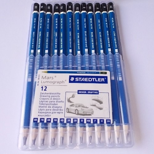 Professional Drawing Pencil - 12 Pieces