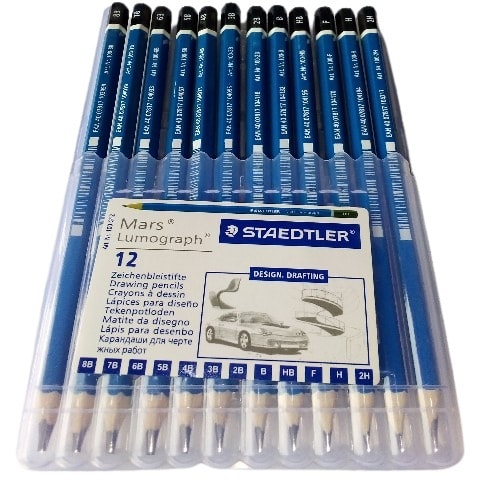 Professional Drawing Pencil - 12 Pieces