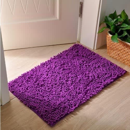 Non-slip Thick Absorbent Doormat - Purple