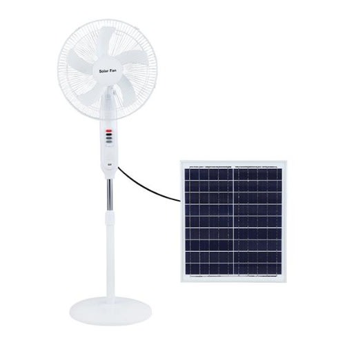 16 Inches Rechargeable Fan With Solar Panel