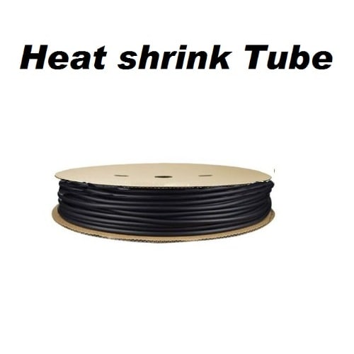 Heat Shrink Insulation Tube Sleeve Roll -Black