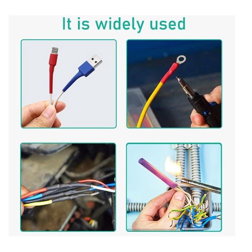 Assorted Heat Shrink Wire And Cable Insulation Tube - 560 Pcs