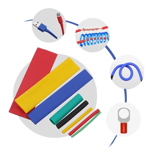 Assorted Heat Shrink Wire And Cable Insulation Tube - 560 Pcs