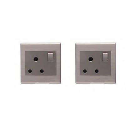 15a Sockets - Grey - 5 Pieces