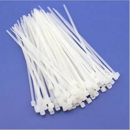 3.6x150mm Cable Tie - 100 Pieces - White