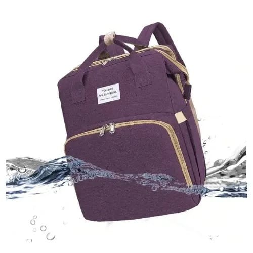 Multifunctional  Diaper Bag With Convertible Crib Space
