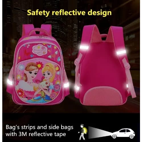 Waterproof Princess Character School Bag - Grade 1 - 6