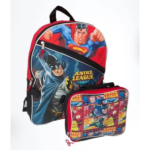 Character Backpack With Lunch Bag