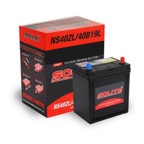 12v 38ah Solite Battery - Made In Korea
