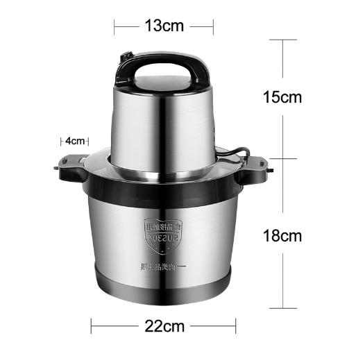 Bosth  - Yam Pounder And Food Processor - 6L - 1500W