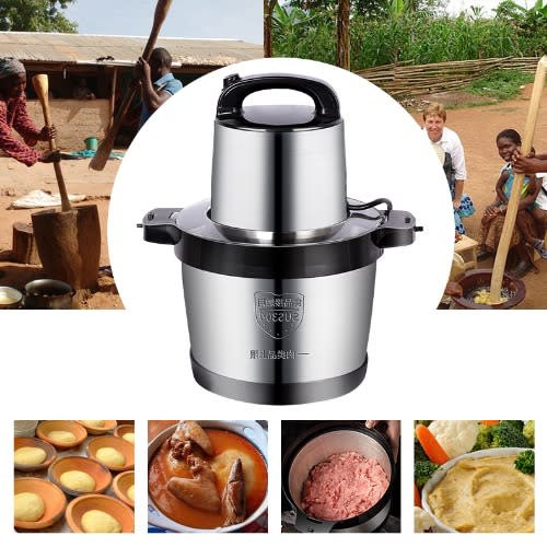 Bosth  - Yam Pounder And Food Processor - 6L - 1500W