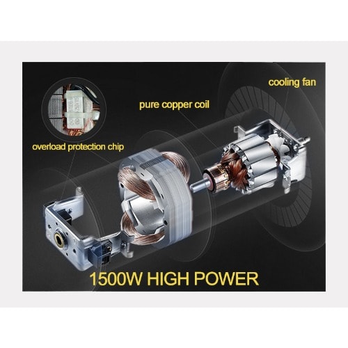 Bosth  - Yam Pounder And Food Processor - 6L - 1500W