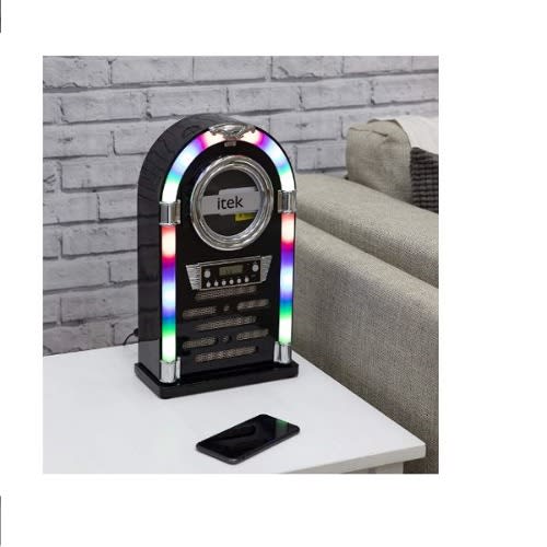 Bluetooth Jukebox Station With Cd Player & Fm Radio