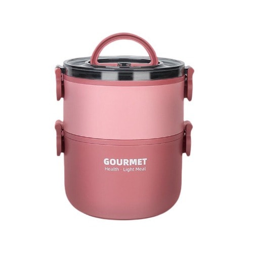 2 Layer Stainless Steel Lunch Box