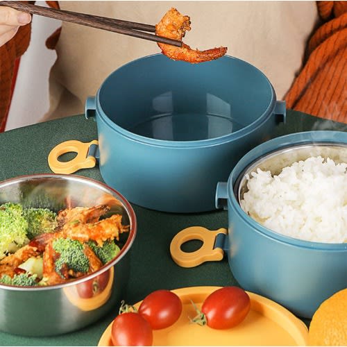 2 Layer Stainless Steel Lunch Box