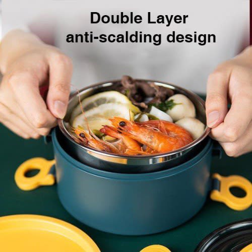 2 Layer Stainless Steel Lunch Box