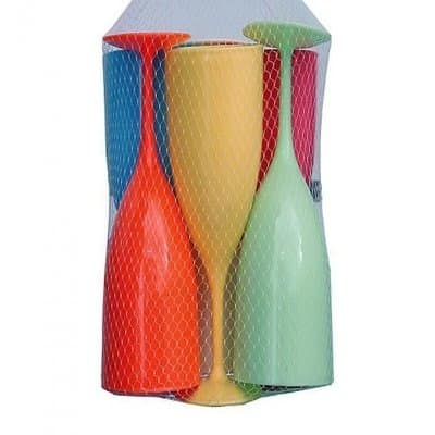 Plastic Wine Cups - 6pcs Set