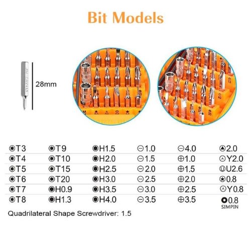 Jakemy Jm-8150 54 In 1 Interchangeable Magnetic Multipurpose Screwdriver Set Repairtools