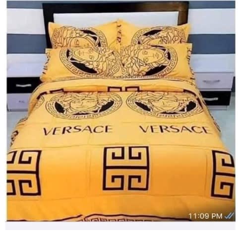 Versace Inspired Full Duvet Sets -Yellow