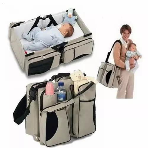 Travel Bed And Diaper Bag