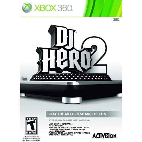 Dj Hero 2 -xbox 360