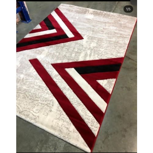 4 By 6ft Modern Pattern Multicolor Center Rug