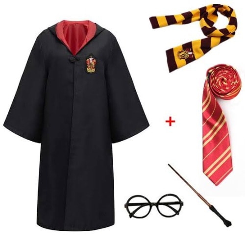 Harry Porter Story Book Dress Costume (complete Set)