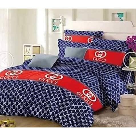 Complete Bedding Set - Duvet, Bedspread With Pillowcases - Gucci Prints