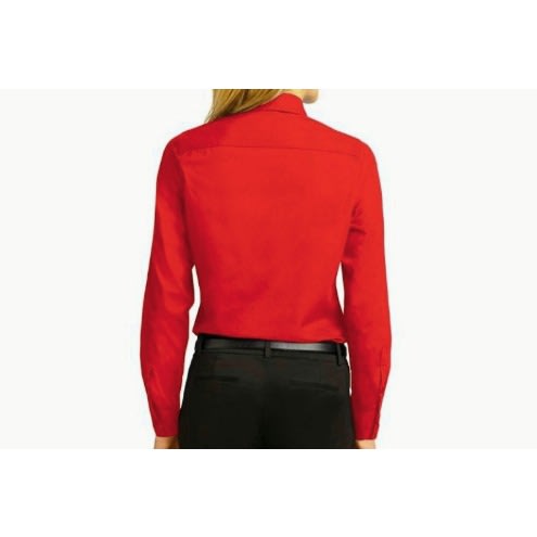 Ladies Formal Dress Shirt  - Red