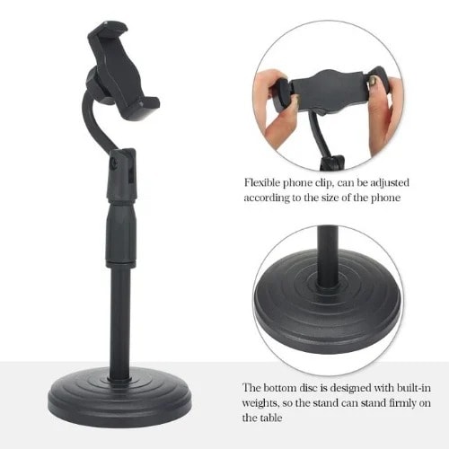 Adjustable Desktop Phone Stand Holder For Live Broadcast