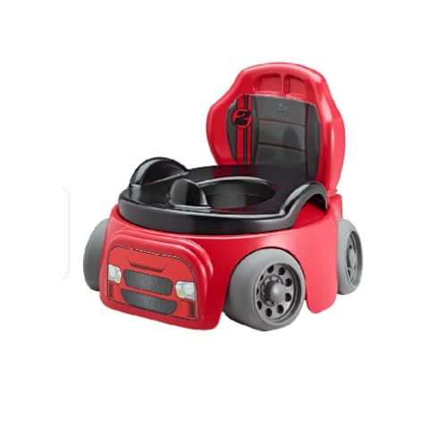 The first years training wheels racer potty system - Easy to clean