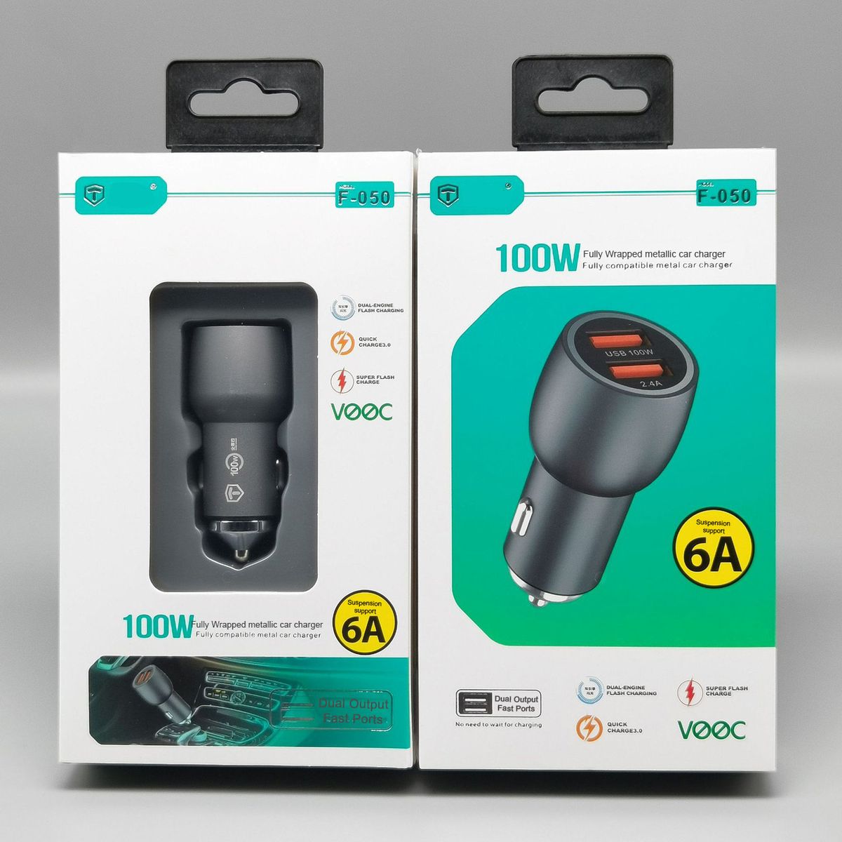 100W Super Fast Car Charger Suitable For All PHONES